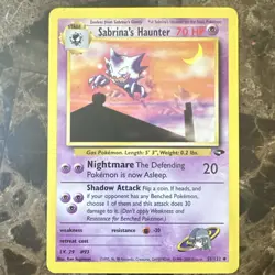Wizards Pokemon TCG Sabrina's Haunter Gym Challenge 55/132 NM - Image 1