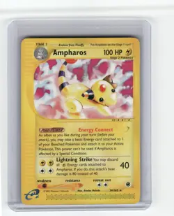 Ampharos (34) Expedition Rare Pokemon Near Mint or Better - Image 1