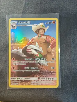 Pokemon TCG SM Cosmic Eclipse Excadrill 246/236 Full Art Secret Rare - Image 1