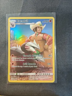 Pokemon TCG SM Cosmic Eclipse Excadrill 246/236 Full Art Secret Rare - Image 2