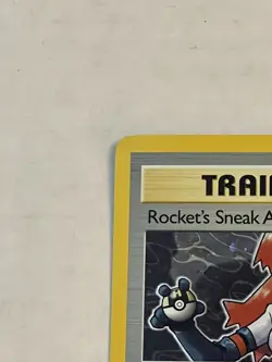 VTG Pokemon TCG Rocket’s Sneak Attack 16/82 Team Rocket Unlimited Holo Rare LP - Image 4