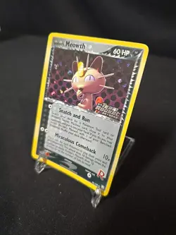 Pokemon Rocket's Meowth- #46/109- EX Team Rocket Returns- Reverse Holo-M/NM. - Image 2