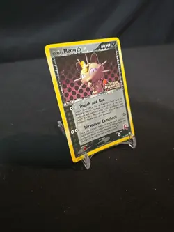 Pokemon Rocket's Meowth- #46/109- EX Team Rocket Returns- Reverse Holo-M/NM. - Image 3