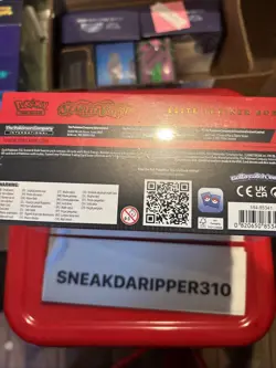 Elite Trainer Box Scarlet & Violet ETB Pokemon Koraidon Red New Factory Sealed - Image 4