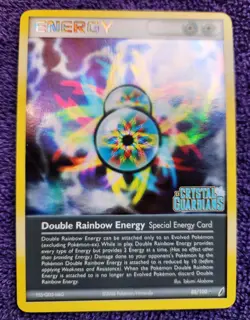 Double Rainbow Energy 88/100 Crystal Guardians Stamped Reverse Holo Rare Pokemon - Image 1