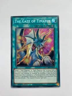 Yugioh - The Gaze Of Timaeus - MZMU-EN013 - Secret Rare - 1st Ed - Near Mint - Image 1