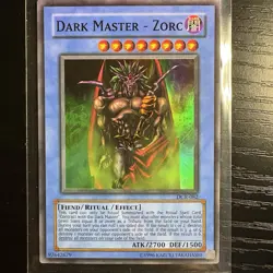 Dark Master - Zorc Super Rare Unlimited Yu-Gi-Oh! Dark Crisis DCR-082 LP - Image 1