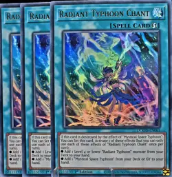 3x Radiant Typhoon Chant - DOOD-EN061 (Ultra Rare) 1st Ed - NM - YU-GI-OH! - Image 1
