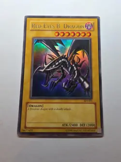 Red-Eyes B. Dragon SDJ-001 Yugioh TCG Ultra Rare Unlimited LP - Image 1