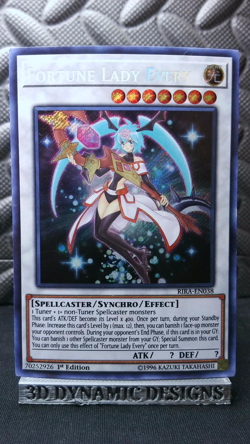 | Yugioh Fortune Lady Every RIRA-EN038 1st Secret Rare Rising Rampage NM 🔥 | - Image 1