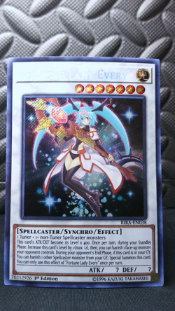 | Yugioh Fortune Lady Every RIRA-EN038 1st Secret Rare Rising Rampage NM 🔥 | - Image 2