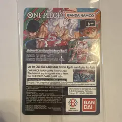 One Piece CCG Monkey D. Luffy Card US Voyage Promo P-055 Rutgers Basketball - Image 2