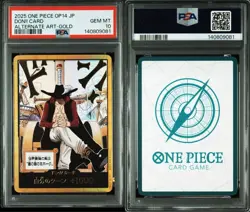 PSA 10 Dracule Mihawk Gold DON!! Card 2025 ONE PIECE Card Japanese - Image 3