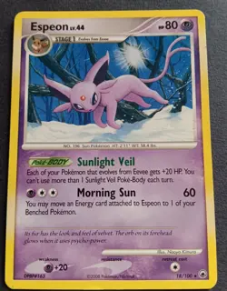 Pokemon - Espeon 18/100 - DP Majestic Dawn - RARE - Vintage 2008 - MP - Image 1