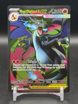 Pokemon Mega Charizard X ex 109/094 Phantasmal Flames Ultra Rare Full Art NM - Image 1