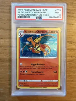 Special Delivery Charizard Promo Holo Pokemon Card SWSH075 PSA 9 MINT - Image 1