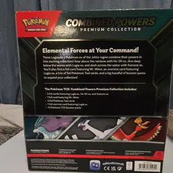 Pokemon Combined Powers Premium Collection Box English Lugia Ho-Oh Suicune 2024 - Image 2