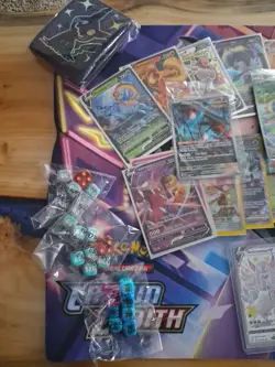 Pokemon TCG Brilliant Stars, Astral Radiance Lot Promo Holo Pikachu Dragonite - Image 1