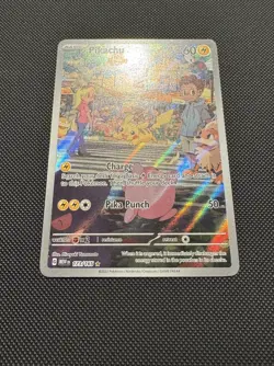 Pokemon TCG Pikachu 173/165 Sv: Scarlet & Violet 151 Illustration Rare Near Mint - Image 2