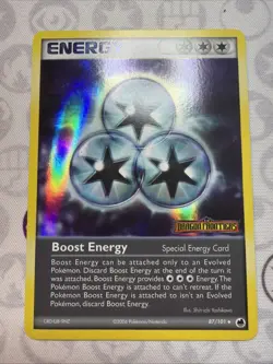 Boost Energy (87/101) Reverse Holo Uncommon Pokemon Dragon Frontiers Stamped LP+ - Image 1
