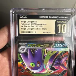 CGC 10 Pristine Mega Gengar ex 003/021 Mega Gengar Starter Set Pokemon - Image 4