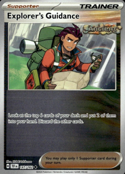 Explorer's Guidance - Reverse Holo - Rare - Temporal Forces - Pokemon - 147/162 - Image 1