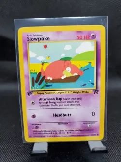Pokemon TCG Slowpoke Team Rocket 1st edition WOTC 67/82 - Image 1