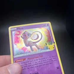Mew 11/25 Holo Pokemon Celebrations 25th Anniversary Fast Free Shipping - Image 2