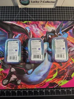 LOT OF 3 Pokemon TCG Prismatic Evolutions Mini Tins! Umbreon, Leafeon, Vaporeon - Image 4