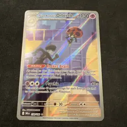 Team Rocket's Orbeetle Full Art (198/182) - Destined Rivals - Pokemon TCG - NM - Image 1