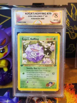 Koga's Koffing LP 1st Edition Gym Challenge 79/132 Pokemon TCG Regular SRG 8 - Image 1