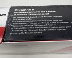 POKEMON PRISMATIC EVOLUTIONS SUPRISE BOX & BOOSTER BUNDLE SEALED PACKS - Image 2