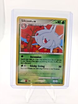 Silcoon 63/127 Pokemon Platinum Edition Uncommon Regular Card TCG Trading Game - Image 1