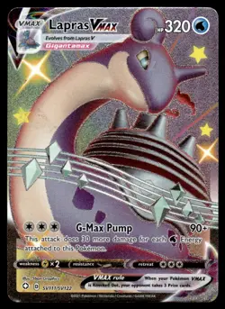 2021 Sword & Shield - Shining Fates Lapras VMAX VMAX/Rare Shiny VMAX #SV111 - Image 1