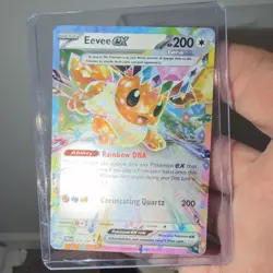 Pokemon Eevee ex 075/131 Sv: Prismatic Evolutions Double Rare Full Art Holo - Image 1