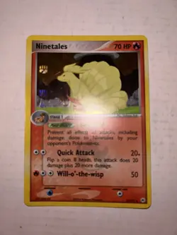Pokemon TCG Ninetales EX Hidden Legends 22/101 Reverse Holo Rare - Image 1