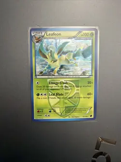 Pokemon TCG Leafeon Plasma Freeze 11/116 Exclusive Cracked Ice Holo - Image 1
