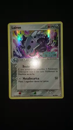 POKEMON LAIRON STAMPED EX CRYSTAL GUARDIANS 56/100 ITA LP NO SHINING CHARIZARD - Image 1