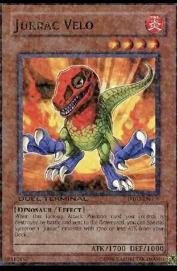 Yugioh! LP Jurrac Velo - DT02-EN066 - Rare - Duel Terminal Lightly Played, Engli - Image 1