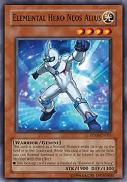 Elemental Hero Neos Alius - DP06-EN005 - Common - Unlimited Edition Lightly Play - Image 1