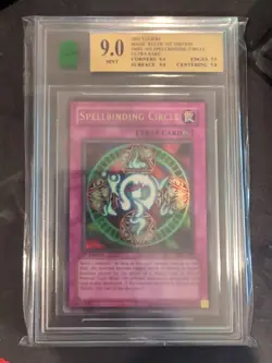 Yugioh Spellbinding Circle MRL006 1st Edition MNT 9 PSA - Image 1
