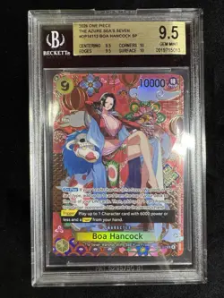 One Piece TCG Azure Sea's Seven Boa Hancock SP #OP14-112 BGS 9.5 GEM Mint No PSA - Image 1