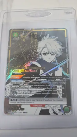 Bandai Union Arena Toshiro Hitsugaya Autographed Foil SR Card 085 Bleach - Image 1
