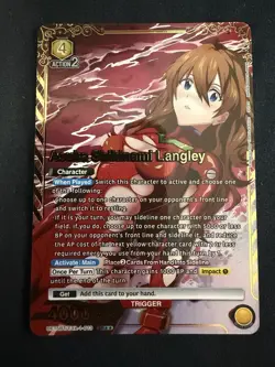 Asuka Shikinami Langley (013) (SR**) - UE15BT: Evangelion: Union Arena - Image 1