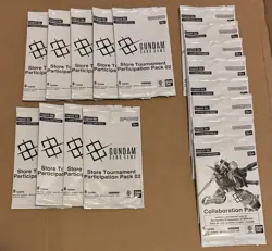 Gundam Card Game Tournament Participation Pack 02 9x + G-Generation 8x Packs - Image 1