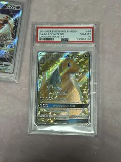 PSA 10 Pokemon TCG Dragonite GX Dragon Majesty Card 67/70 Gem Mint Full Art - Image 3