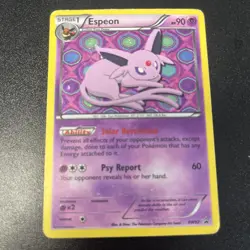 Pokemon TCG Espeon Black & White BW92 Black Star Promo Holo Card Poor Condition - Image 1