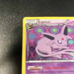 Pokemon TCG Espeon Black & White BW92 Black Star Promo Holo Card Poor Condition - Image 2