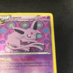 Pokemon TCG Espeon Black & White BW92 Black Star Promo Holo Card Poor Condition - Image 4