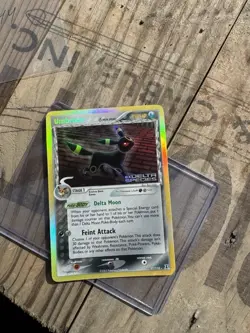 Pokemon Umbreon Reverse Holo Stamped Rare Card 17/113 EX Delta Species TCG - Image 1
